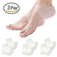 Silicone Gel Heel Foot Protector,Plantar Fasciitis Foot Arch Support Ankle Pain Relief Socks-3 Pairs