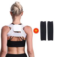 Kudden Spine Posture Corrector Breathable Protection Back Shoulder Posture Correction Band Adjustable Humpback Back Pain Relief Corrector Brace