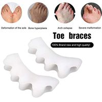 One Pair Toe Separator Spreader Correction Bunion Hallux Valgus Pain Relief Special Daily Toe Corrector Health Care