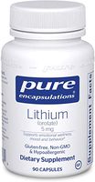 Pure Encapsulations - Lithium (Orotate) 5 mg - Hypoallergenic Supplement Supports Healthy Mood, Emotional Wellness, Behavior and Memory - 90 Capsules