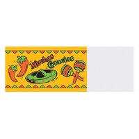 Hoffmaster 883121 Mexican Fiesta Adhesive Napkin Band, 4-1/4" Length x 1-1/2" Width, Chipboard Box (Case of 4000)