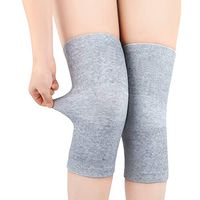 YOWBAND Bamboo Thermal Knee Brace Support Leg Warmers (1 Pair) for Men & Women - Winter Breathable Comfort Knee Warmer -for Joint Pain, Arthritis & Recovery