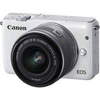 Canon EOS M10 Mirrorless Digital Camera with 15-45mm Lens (White) - International Version (No Warranty)