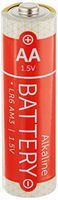 School Smart Alkaline AA Battery, Pack of 4