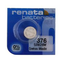 Renata #376 Silver Oxide Battery - 5 Pack