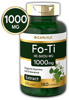 Carlyle Fo-Ti Root 1000 mg 180 Capsules High Strength He-Shou-Wu Non-GMO, Gluten Free