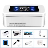 ZHHID Insulin Cooler Travel Case, Portable Mini Car Refrigerator, Drug Cooler, Insulin Storage, Rechargeable, Thermostat 2-8°,Standbyfor15hours