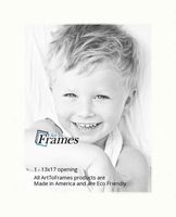 13x17 Polar White / Porcelain Custom Mat for Picture Frame with 9x13 opening size (Mat Only, Frame NOT Included)