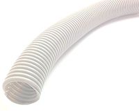 Electriduct 1" Split Wire Loom Tubing Polyethylene Flexible Conduit (1 Inch OD) - 50 Feet - White