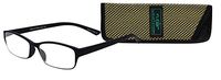Select-A-Vision Flex 2 Lightweight Flexible Rectangular Readers, Black, 2.00
