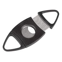AMPM24Primeridian Practical Stainless Steel Round Head Cigar Cutter Portable Size Lightweight Cigar Cutter Scissors Tool with Plastic Handle