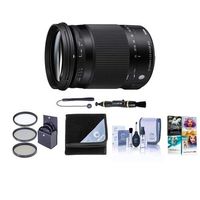 Adorama Sigma 18-300mm F3.5-6.3 DC Macro HSM Lens for Pentax DSLR Cameras - Bundle with 72mm Filter Kit, Lens Pouch Large, Cleaning Kit, Capleash, Lens Pen Lens Cleaner, Pc Software Pacakge
