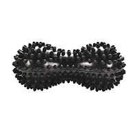 Massage Ball Muscle Relaxation Siamese Fitness Hedgehog 2 Pack, Black
