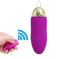 VSSHE Bullet Massager,Remote Control Waterproof Rechargeable 12 Modes Bullet Viberate Toys Egg Vibrator, bullet vibrant for interesting & Couple, Kegel Exercise Ball