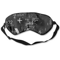 WUGOU Sleep Eye Mask Dark Abstract Math Lightweight Soft Blindfold Adjustable Head Strap Eyeshade Travel Eyepatch