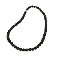 EleeColorful Health Ion Tourmaline Beads Stretch Necklace Chain Balance w/Box/ (Black)