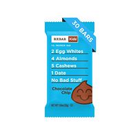 RXBAR Kids Real Food Protein Bar, Chocolate Chip, Gluten Free, 1.16oz Bars, 30 Count
