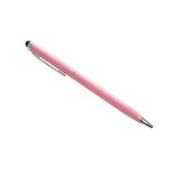 2 in1 Touch Screen Stylus Pen+Ballpoint Pen for iPad iPhone Tablet Smartphone (White)