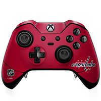 Skinit Decal Gaming Skin for Xbox One Elite Controller - Officially Licensed NHL Washington Capitals Distressed Design