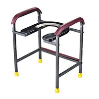 LMEIL Bathroom Handrail Toilet Handrail,Safety Rail Home Barrier Non-Slip Handrail, Drop Arm Commode, Bedside Commode, for Elderly Pregnant Women