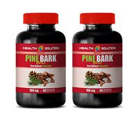 Super antioxidant Supplement - Pine BARK Extract - Cholesterol lowering Products - 2 Bottles 180 Capsules