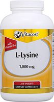 Vitacost L-Lysine - 1,000 mg - 250 Tablets