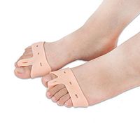 MYDETOE Original Deluxe Bunion Pad & Toe Spacer - 5 Pairs- Soft Gel Toe Separators for Active People - Pain Relief for Bunions & Tailor's Bunion,B