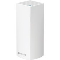 Linksys Velop Tri-Band Home Mesh WiFi System - WiFi Router/WiFi Extender for Whole-Home Mesh Network (1-pack, White)
