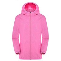 Amlaiworld Men Women Plus Size Tops Casual Jackets Windproof Ultra-Light Rainproof Windbreaker Top Pink