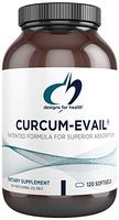 Designs for Health Curcum-Evail - Bioavailable Turmeric Curcumin & Proprietary Curcuminoid Blend with Turmeric Oil, Maximum Absorption - Supports Healthy Inflammatory Response (120 Softgels)