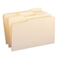 Smead File Folder, Reinforced 1/3-Cut Tab, Legal Size, Manila, 100 Per Box (15334)