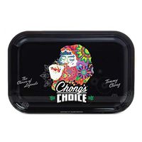 Chong’s Choice Tommy Chong Medium Metal Rolling Tray, Psychedelic Smoking Chong Design - 10.75" x 6.25"