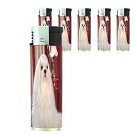Dog Maltese Dog 01 Lighter Set of 5 Pieces