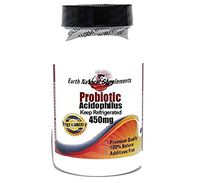 Probiotic Acidophilus / 500 Million Live Active Cultures/Refrigerated / 450mg * 200 Capsules 100% Natural - by EarhNaturalSupplements