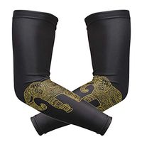 LEVEIS Indian Elephant Arm Sleeves UV Protection for Men Women Sunblock Protective Gloves Running Golf Cycling Driving Long Arm Cover 1 Pair