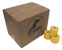 Cramer Tape Underwrap, Bulk Case of 48 Rolls of PreWrap for Athletic Taping, Hair Tie, Headband, Patellar Support, Pre-Wrap Athletic Tape Supplies, 2.75" X 30 Yard Rolls of Pre Wrap, Yellow