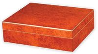 The Traveler Humidor, Holds 20 Cigars, Burl