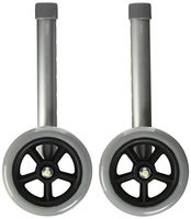 NOVA Medical Products 410si Wheels for 4070/4090, Silver/Black, 5 Inch