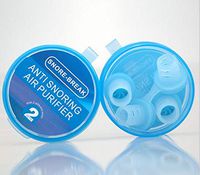 Easyinsmile Anti Snoring Device Air Purifier Filter Silicon Nose Vent Plugs Clip Nasal Dilator Comfortable Sleep Breath Aid for Men and Women (Blue)