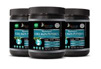 Hair Skin and Nails Vitamins for Women - HYDROLYZED Collagen PEPTIDES Powder - hydrolyzed Collagen Type i & iii - 3 Bottles 3 LB (1362 Grams)