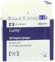 Kendall Gauze Sponge 4x4 Sterile 2/PK 25PK/BX