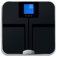 EatSmart Products Digital Body Fat Scale with Auto Recognition Technology, One Size, Black