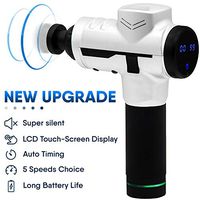 Massage Gun for Athletes - Vibration Deep Tissue Percussion Massager - Trigger Point Massage of Foot, Back, Neck, Total Body Muscle Pain Relief Device - Quiet Cordless Handheld - LCD Screen