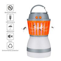 WENDENGY Mosquito lamp USB Rechargeable Electric Mosquito Killer Lamp UV Trap Photocatalysis Mute Anti Mosquito for Camping Tent Lantern