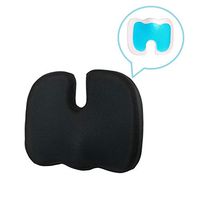 Spinal Comfort Foam Seat Cushion/Coccyx Cushion/Gel Seat Alignment Healthy Cushion for Lower Back and Sciatica Pain Relief