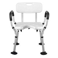 Shower Bench Chair Medical Tool with Removable Back and Arms - Adjustable Height Bathtub Chair, Assembly spa Bathtub Seat - Non Slip Tub Safety GXFC Shop