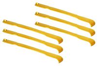 Set of 6 Bamboo Back Scratchers! 3 Assorted Colors - 20" - Hand Held Massager and Back Scratcher Tool!