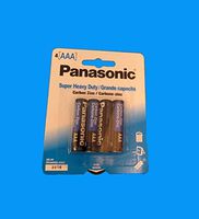 Battery Panasonic AAA 4 Pack, Case of 12