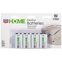 Rite Aid Home Alkaline 9V Batteries - 4 ct