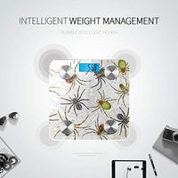 Bluetooth Weight Scale Body Fat Cartoon Insect Crawl Animal Spider Bmi Scale Body Fat Composition Monitor Analyzer with Smartphone App for Body Management-396 Lbs